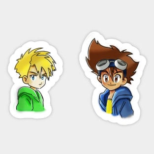 Digimon Adventure taichi yamato t-shirt Sticker